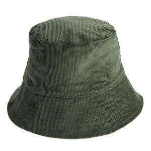 Cost Plus World Market Green Corduroy Bucket Hat